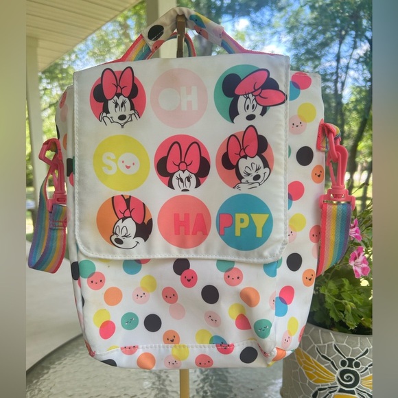 Disney Minnie Mouse Polka Dot Kids insulted lunch Backpack - Picture 1 of 6